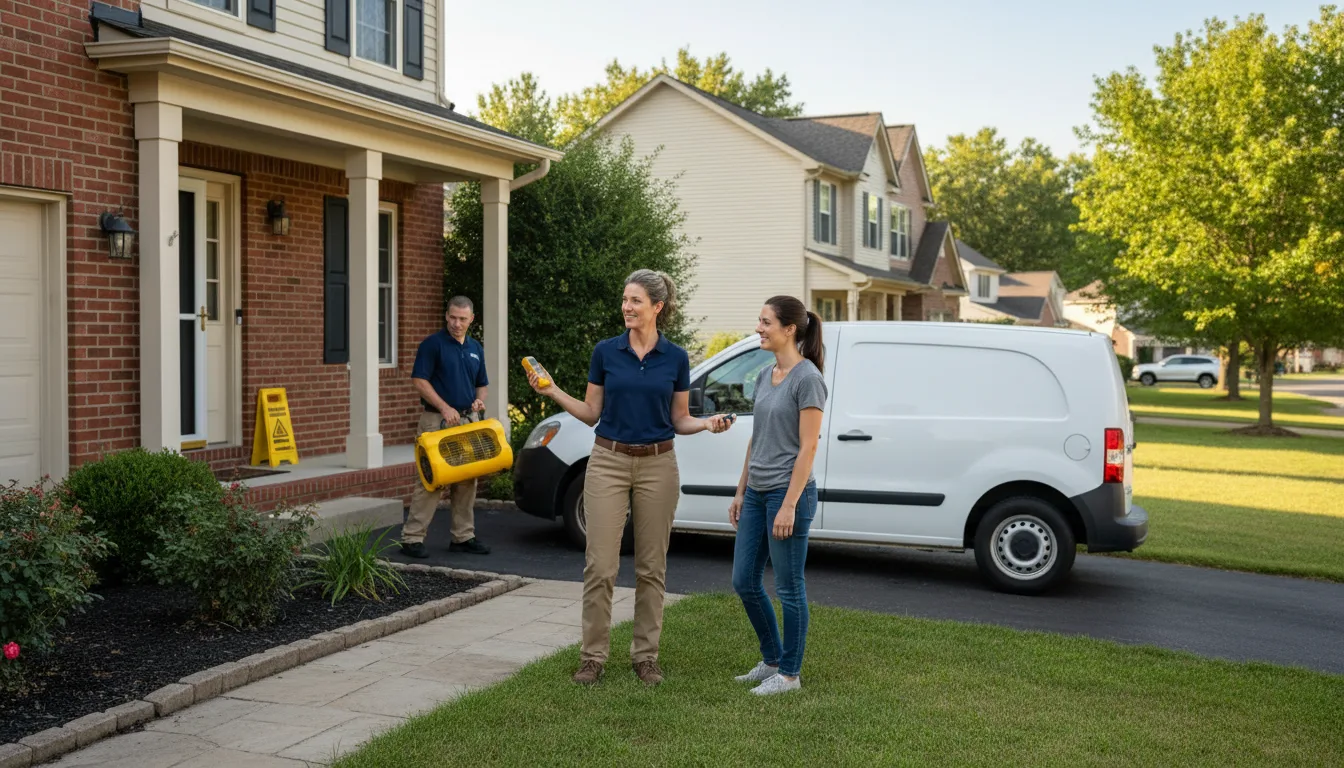 Residential water damage restoration in Cave Junction, OR